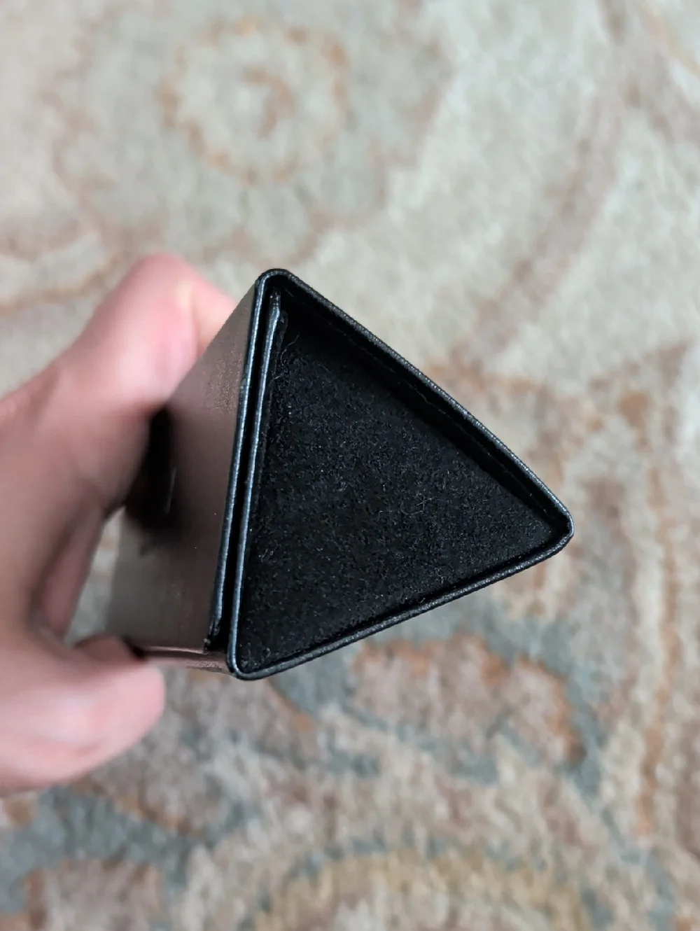 Furla Triangle Black Textured Sunglasses Eyewear Box